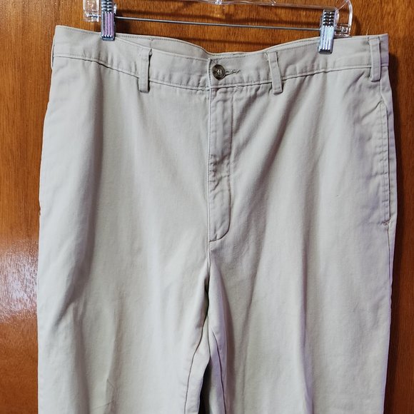 Men's 38x34 Natural Fit Tan L.L. Bean Double L Flannel Lined Jeans - Picture 1 of 10